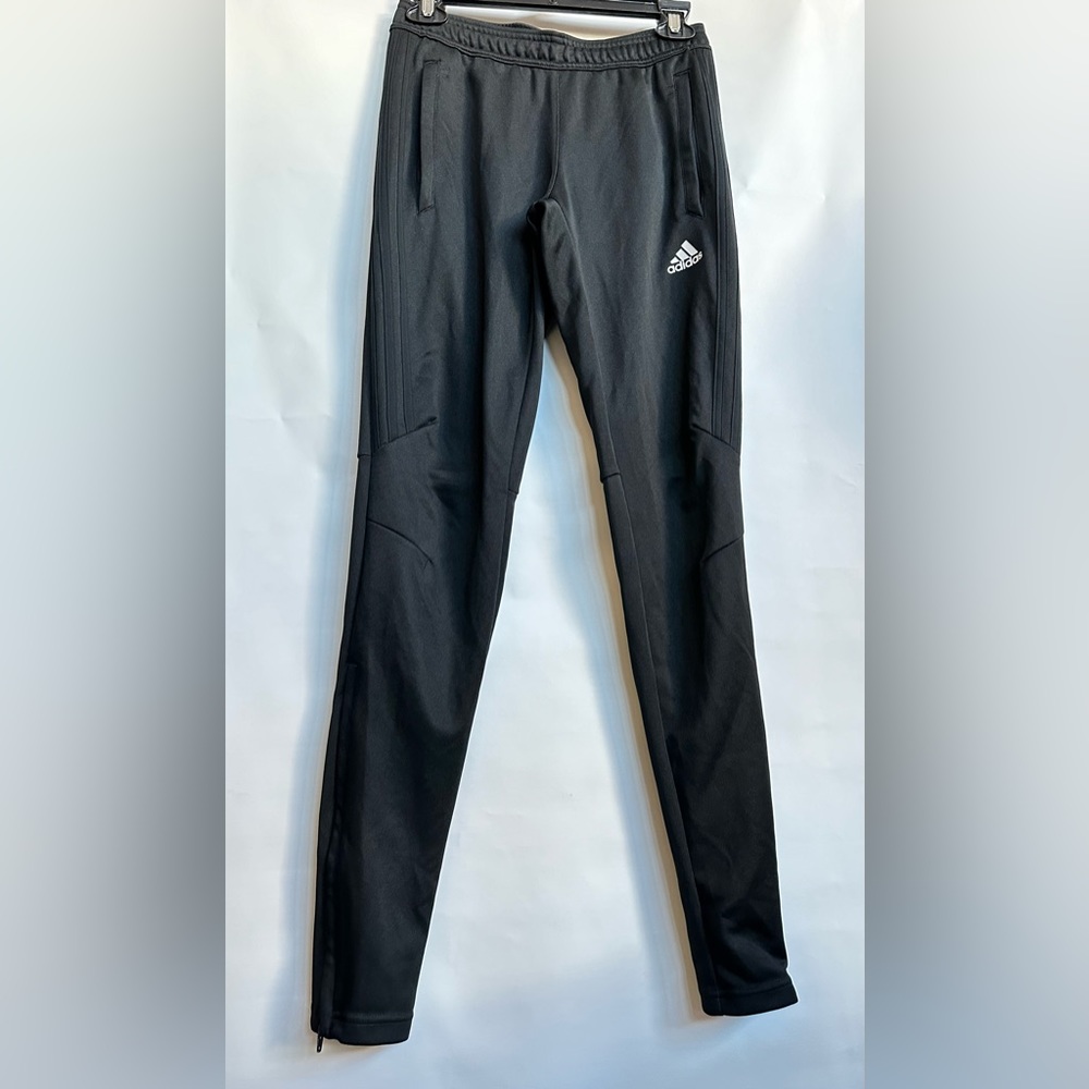 Adidas Climacool Solid Black Athletic Jogger Pant… - image 1